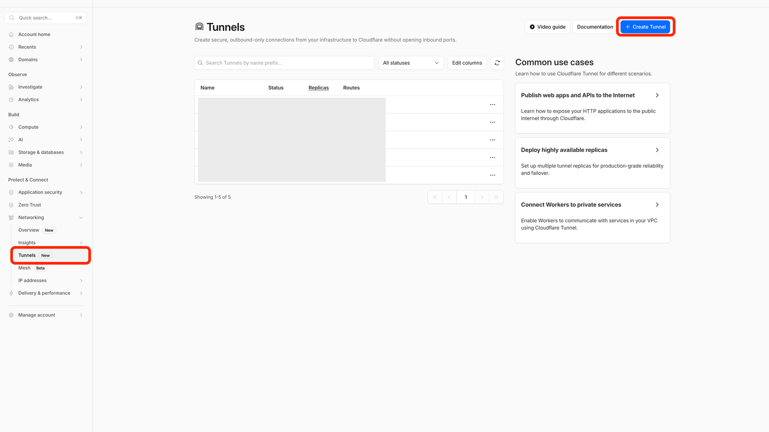 Cloudflare Zero Trust admin dashboard
